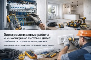 Электромонтажные работы и инженерные системы дома: особенности строительства и ремонта
